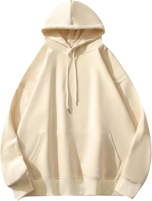 Men's Oversized Hoodies Sweatshirts Loose Long  Drop Shoulder Top  Hooded Casual Drawstring Pullover