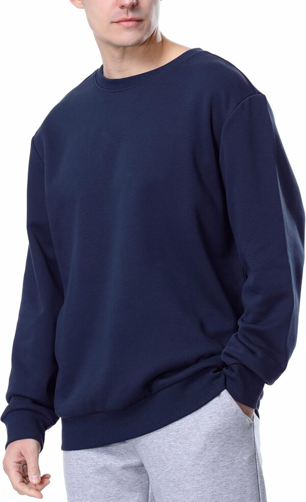 Men's Sweatshirt  Pullover Crewneck Sweatshirts Lightweight Soft Anti-Static for Lounging Casual