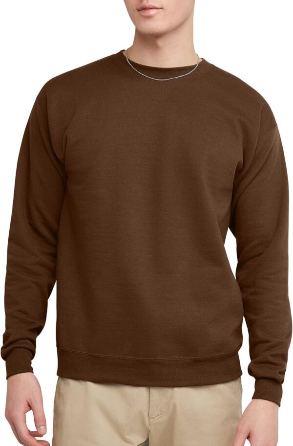 Cotton-Blend Pullover, Crewneck Sweatshirt for Men (1 Or 2 Pack)