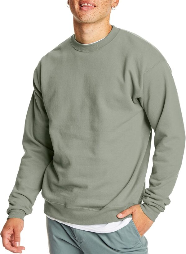 Cotton-Blend Pullover, Crewneck Sweatshirt for Men (1 Or 2 Pack)