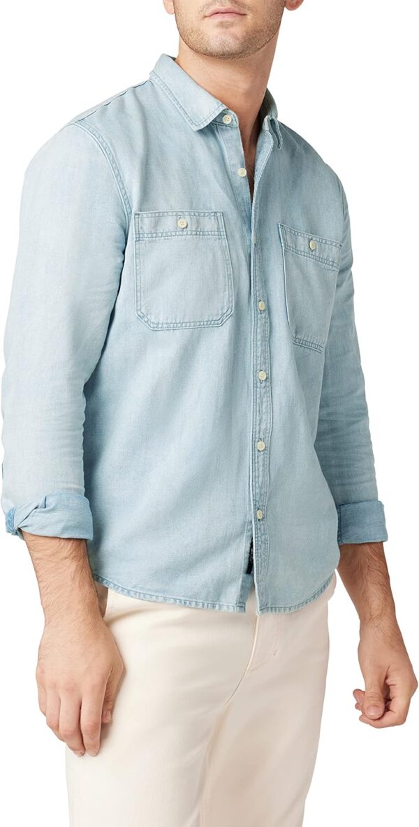 Men's  Indigo Linen Shirt
