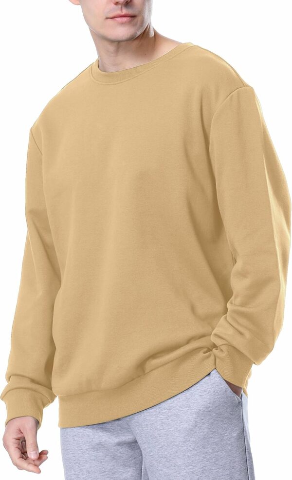 Men's Sweatshirt  Pullover Crewneck Sweatshirts Lightweight Soft Anti-Static for Lounging Casual